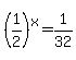 %281%2F2%29%5Ex=1%2F32