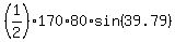 %281%2F2%29170%2A80%2Asin%2839.79%29