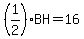 %281%2F2%29BH=16