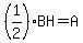 %281%2F2%29BH=A