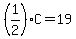 \"%281%2F2%29C=19\"