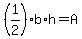%281%2F2%29b%2Ah=A