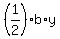 %281%2F2%29b%2Ay