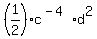 %281%2F2%29c%5E%28-4%29+d%5E2