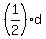 %281%2F2%29d