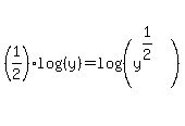 %281%2F2%29log%28%28y%29%29+=+log%28%28y%5E%281%2F2%29%29%29
