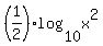 %281%2F2%29log%2810%2Cx%5E2%29