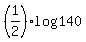 %281%2F2%29log%28140%29