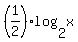 %281%2F2%29log%282%2Cx%29