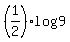 %281%2F2%29log%289%29+