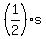 %281%2F2%29s