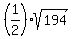 %281%2F2%29sqrt%28194%29