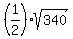 %281%2F2%29sqrt%28340%29