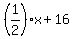%281%2F2%29x%2B16