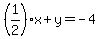 %281%2F2%29x%2By=-4