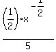 %281%2F2%29x%5E%28-1%2F2%29%2F5