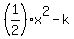 %281%2F2%29x%5E2-k