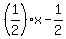 %281%2F2%29x+-+1%2F2