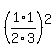 %281%2F2%2A1%2F3%29%5E2