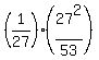 %281%2F27%29%2A%2827%5E2%2F53%29