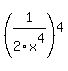 %281%2F2x%5E4%29%5E4
