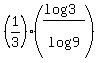 %281%2F3%29%28%28log+3%29%2Flog%289%29%29