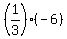 %281%2F3%29%28-6%29
