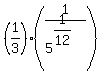 %281%2F3%29%281%2F5%5E%281%2F12%29%29
