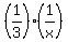 %281%2F3%29%281%2Fx%29