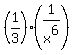%281%2F3%29%281%2Fx%5E6%29