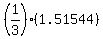 %281%2F3%29%281.51544%29