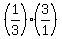 %281%2F3%29%283%2F1%29