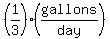 %281%2F3%29%28gallons%2Fday%29