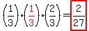 %281%2F3%29%28red%281%2F3%29%29%282%2F3%29=highlight%282%2F27%29