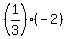 %281%2F3%29%2A%28-2%29