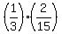 %281%2F3%29%2A%282%2F15%29