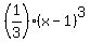 %281%2F3%29%2A%28x-1%29%5E3