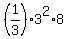 %281%2F3%29%2A3%5E2%2A8