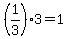 %281%2F3%29%2A3+=+1