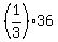 %281%2F3%29%2A36