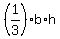 %281%2F3%29%2Ab%2Ah