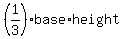 %281%2F3%29%2Abase%2Aheight