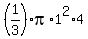 %281%2F3%29%2Api%2A1%5E2%2A4