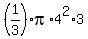 %281%2F3%29%2Api%2A4%5E2%2A3