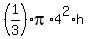 %281%2F3%29%2Api%2A4%5E2%2Ah