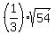 %281%2F3%29%2Asqrt%2854%29