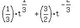 %281%2F3%29%2At%5E%281%2F3%29%2B%283%2F2%29%2At%5E%28-2%2F3%29