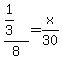 %281%2F3%29%2F8=+x%2F30+