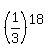 %281%2F3%29%5E18