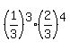 %281%2F3%29%5E3%282%2F3%29%5E4